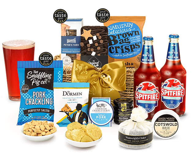 Gentleman's Favourites Hamper With Real Ale